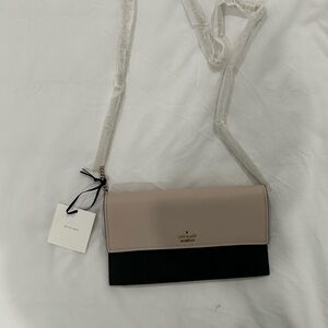 Kate Spade Black and Tan Crossbody Bag